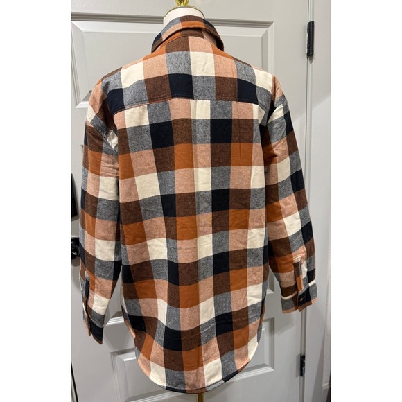 Natural Reflections Sherpa Lined Flannel, Size‎ Med NWT - Picture 4 of 6